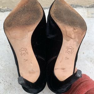 Sam Edelman velvet black heel